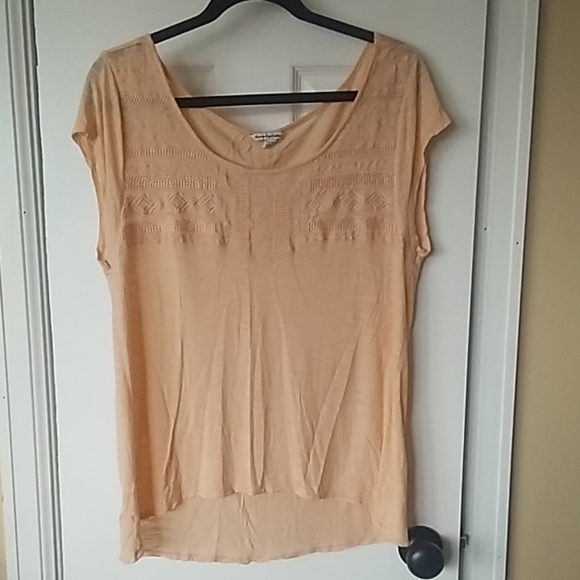 Aztec style stitched tee